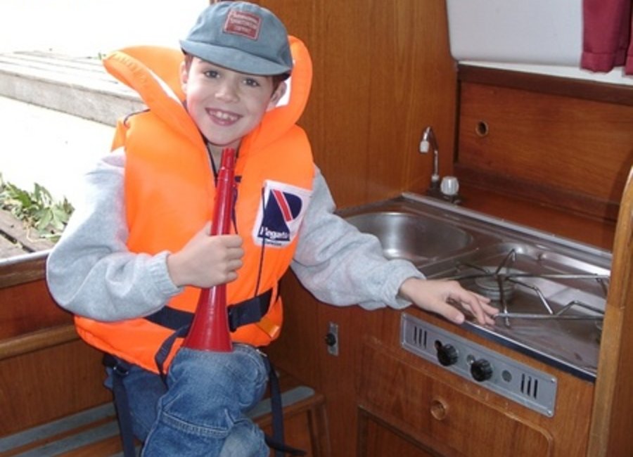 Varen met jonge kinderen